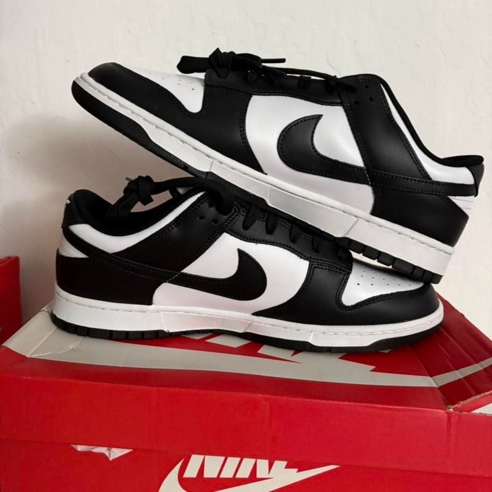 Nike Dunk Low Retro "Panda" (White/Black) – Size 13